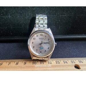 Vintage Berenger Steel Sting Ray 10 ATM Men's Watch Runs Keeps Time